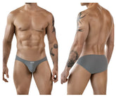 Gray clever 1843 buenavista bikini briefs with smooth, form-fitting design in breathable athletic fabric