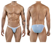 Light blue clever 1848 relax bikini briefs with white trim designed for comfortable athletic wear