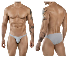 Light gray Clever 1865 Oomph Bikini seamless men’s briefs with smooth fabric finish and minimalistic design