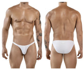 White clever 1865 oomph bikini briefs with a smooth seamless design in a form fitting style