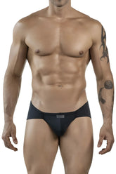 Black athletic briefs clever 1870 audaz bikini dark gray with sleek form fitting design and small brand tag at waistband