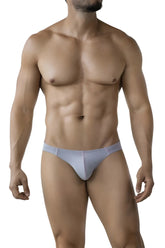 Light gray Clever 2005 Raices briefs with form-fitting stretchy fabric and subtle seam detailing for men
