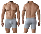 Light gray clever 2027 valladolid boxer briefs for men with smooth form-fitting fabric and subtle waistband branding