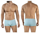 Light blue clever 2047 cordoba trunks mens briefs with smooth form fitting fabric and small brand tag on waistband