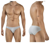 Light gray clever 2048 cordoba briefs in sand color with a subtle brand logo on the waistband