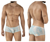 Light blue lace men’s briefs with subtle pattern from clever 2061 diamond trunks color blue collection
