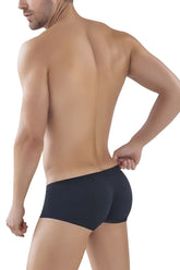 Black clever 229924 2pk australian trunks form-fitting briefs with smooth stretchy fabric and snug fit front view