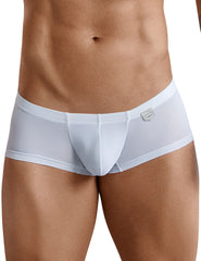Clever 2 pack australian trunk boxer brief underwear in black and white with smooth, form-fitting design and subtle waistband tag