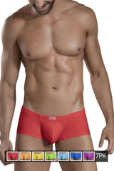 Red men’s briefs clever 229946 7pk trunks with sleek form-fitting design and sleeper brand label on waistband