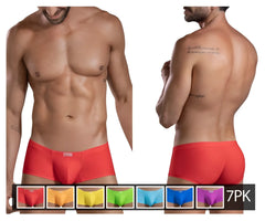 Red clever 229946 7pk trunks men’s briefs with smooth form-fitting design and small brand tag at the waistband