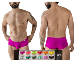 Vibrant magenta clever 229956 12pk australian latin trunks with sleek form fitting design and subtle waistband logo