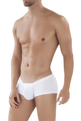 White clever 2373 australian latin boxer briefs with a smooth form fitting design and subtle logo on the waistband