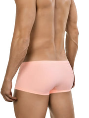 Pink ribbed men’s briefs apolo trunks color orange featuring soft stretch fabric for comfortable everyday wear