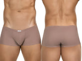 Clever 26015 apolo trunks sand color beige ribbed cotton briefs with subtle texture and small brand tag on waistband
