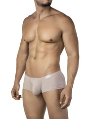 A sleek light gray men’s brief with smooth fabric and subtle brand tag from Clever 26066 3PK Australian Latin trunks