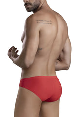 Red men’s briefs from clever 519967 7pk in multi-colored fabric designed for comfort and everyday use