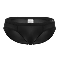 Black clever 5373 australian latin briefs with smooth form-fitting design and elastic waistband