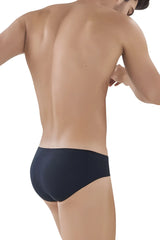 Black clever 5373 australian latin briefs with smooth form-fitting design for comfortable everyday wear