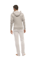 Formgeschnittener Crossover Yoga Track Performance Hoodie (Heather Gray)