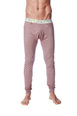 Pantalon de yoga thermique Crosstrain (rayures rouges et grises)