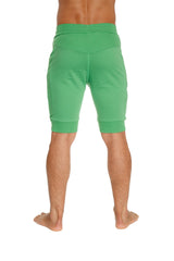 Short de yoga à revers (vert bambou)