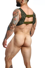 DNGEON Croptop Harness Camo
