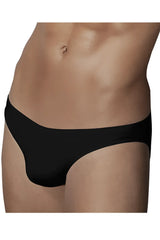 Doreanse 1281-BLK black hang-loose bikini briefs with a smooth form-fitting design for comfortable wear