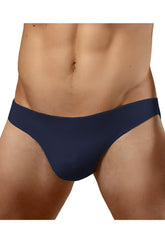 Doreanse 1281-nvy navy blue seamless hang-loose bikini briefs designed for comfort and everyday wear