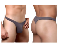 Doreanse 1392-smk euro thong in smoke gray with smooth, form-fitting design for comfortable men’s underwear wear