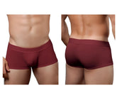 Doreanse 1760-BRD low-rise trunk maroon form-fitting briefs with smooth fabric finish front view