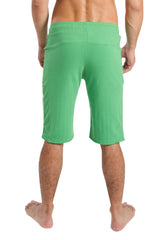 Edge eco-track short bamboo green mid-thigh length relaxed fit shorts with subtle side seam detailing