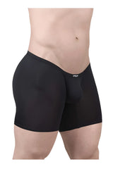 ErgoWear ew1702 x4d black men’s boxer briefs with supportive pouch and elastic waistband for all-day comfort