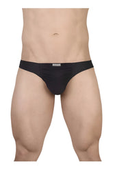 Ergo wear ew1727 feel gr8 black cotton bikini briefs with elastic waistband and snug fit for comfortable wear