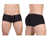 Black mens briefs ergo wear ew1728 feel gr8 cotton trunks in black with sleek form-fitting design and subtle waistband branding