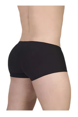 Black cotton briefs with a smooth form-fitting design from ergowear ew1728 feel gr8 cotton trunks collection