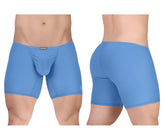 Light blue ergowear ew1733 feel gr8 cotton boxer briefs with contoured design and seamless construction