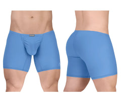 Light blue ergowear ew1733 feel gr8 cotton boxer briefs with contoured design and seamless construction