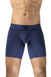 Navy blue ergowear ew1741 max bold men’s boxer briefs with contoured pouch and elastic waistband