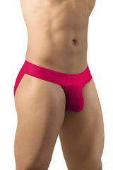 Bright fuchsia ErgoWear EW1743 MAX BOLD bikini briefs with smooth seamless fabric and form-fitting design