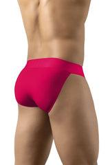 Ergo wear ew1743 max bold bikini bright fuchsia briefs with smooth stretchy fabric waistband for comfortable fit