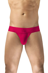 Men’s bright fuchsia ergo wear ew1743 max bold bikini briefs with smooth texture and wide waistband
