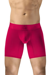 Ergowear ew1745 max bold bright red men’s boxer briefs with smooth form-fitting fabric and supportive waistband