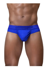 Bright blue ergo wear ew1755 feel se briefs made of smooth stretchy fabric with an elastic waistband featuring the brand name