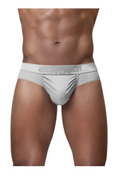 Silver ergoWear ew1759 feel se men’s briefs with textured waistband and erewear logo for comfortable everyday wear