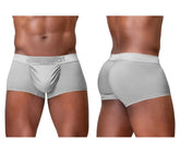 Light gray men’s ergoWear ew1760 feel se trunks with subtle element logo on waistband in silver color