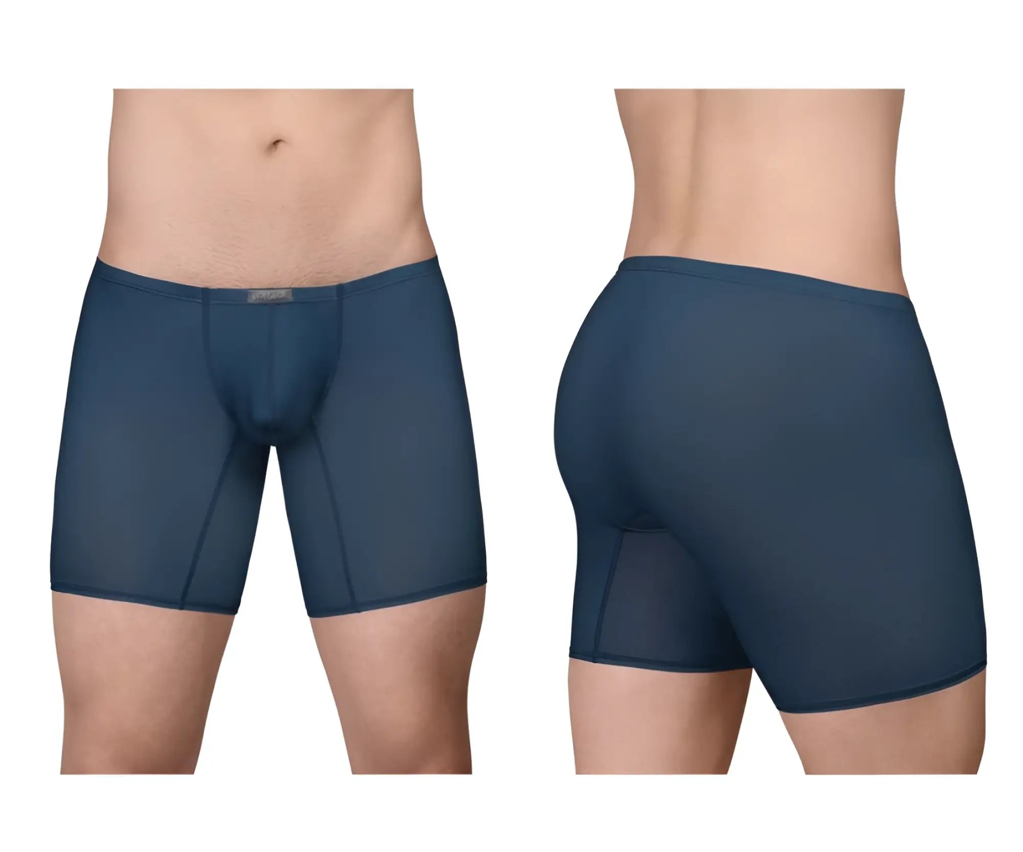 Dark blue men’s ergo wear ew1800 x4d se boxer briefs with smooth, form-fitting fabric and subtle seams