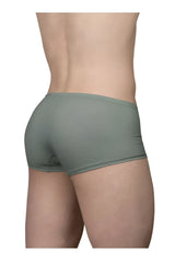 A sleek olive green ErgoWear EW1803 X4D SE athletic brief with smooth form-fitting fabric and subtle side seams