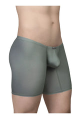 Olive green ergowear ew1804 x4d se boxer briefs with seamless construction and built-in pouch in a form-fitting style