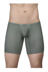 Olive green ergo wear ew1804 x4d se boxer briefs with contoured design and elastic waistband seamless fit