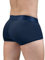 Navy blue ergoWear ew1814 max bold se trunks with textured waistband designed for comfortable support